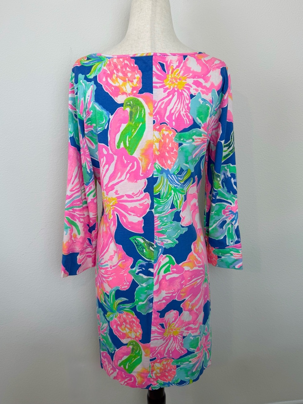 Lilly Pulitzer Beckon Blue Marlowe Dress in  Jungle Utopia - Picture 7 of 10